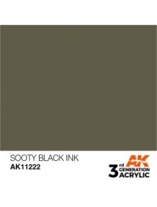 AK INTERACTIVE - Sooty Black INK 17ml