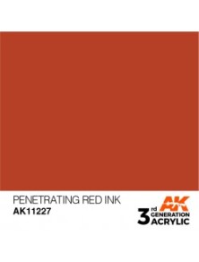 AK INTERACTIVE - Penetrating Red INK 17ml