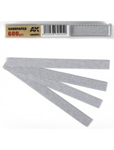 AK INTERACTIVE - Dry Sandpaper 600 grit x 50 units