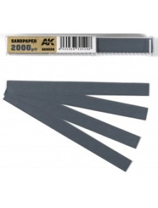 AK INTERACTIVE - Wet Sandpaper 2000 grit x 50 units