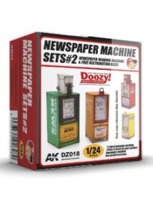 AK INTERACTIVE - DOOZY! 1/24 NEWSPAPER MACHINE SETS 2