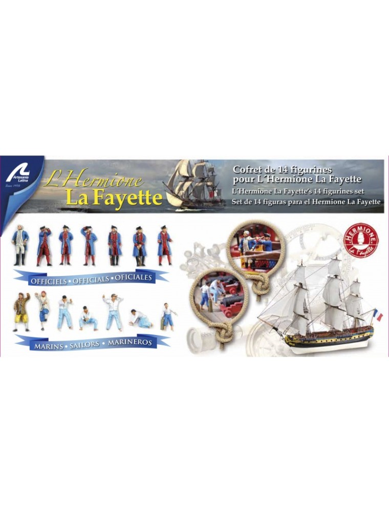 ARTESANIA LATINA - Set of 14 Metal Figures for Hermione La Fayette