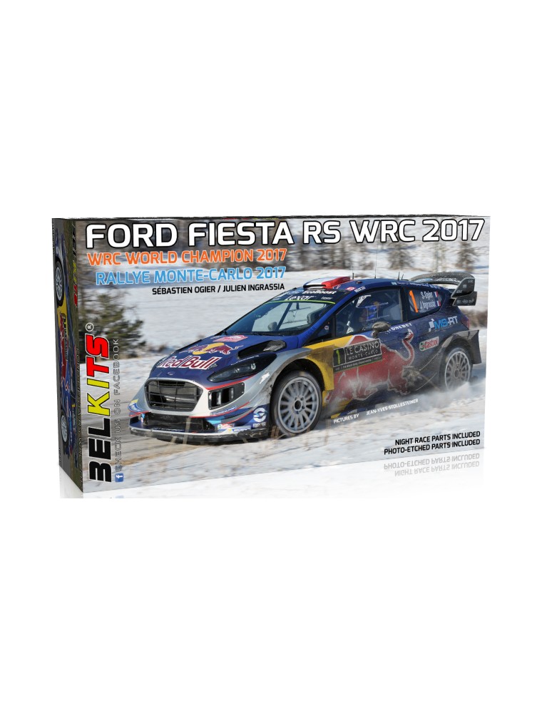 BELKITS - 1/24 Ford Fiesta WRC (Versione Campione del Mondo 2017 Rally di Montecarlo)