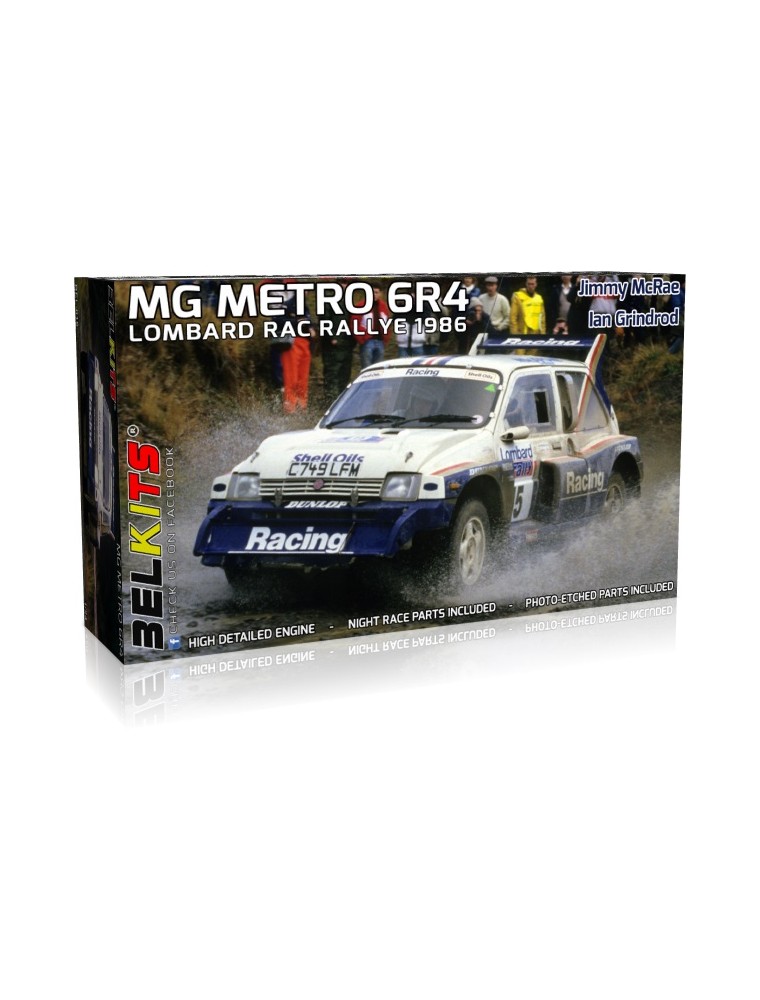 BELKITS - 1/24 MG Metro 6R4 Lombard RAC Rally 1986 "J.McRae / I.Grindrod"