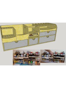 BELKITS - Workbench Organizer (60cm x 17cm x 20cm)