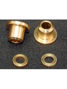 BRM MODEL CARS - brass turned bearings for rear axle and brass washers for front axle (2+2)