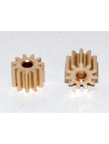 BRM MODEL CARS - 11T brass pinion (2x)