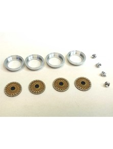 BRM MODEL CARS - 512 BBS inserts with aluminum ring and nut