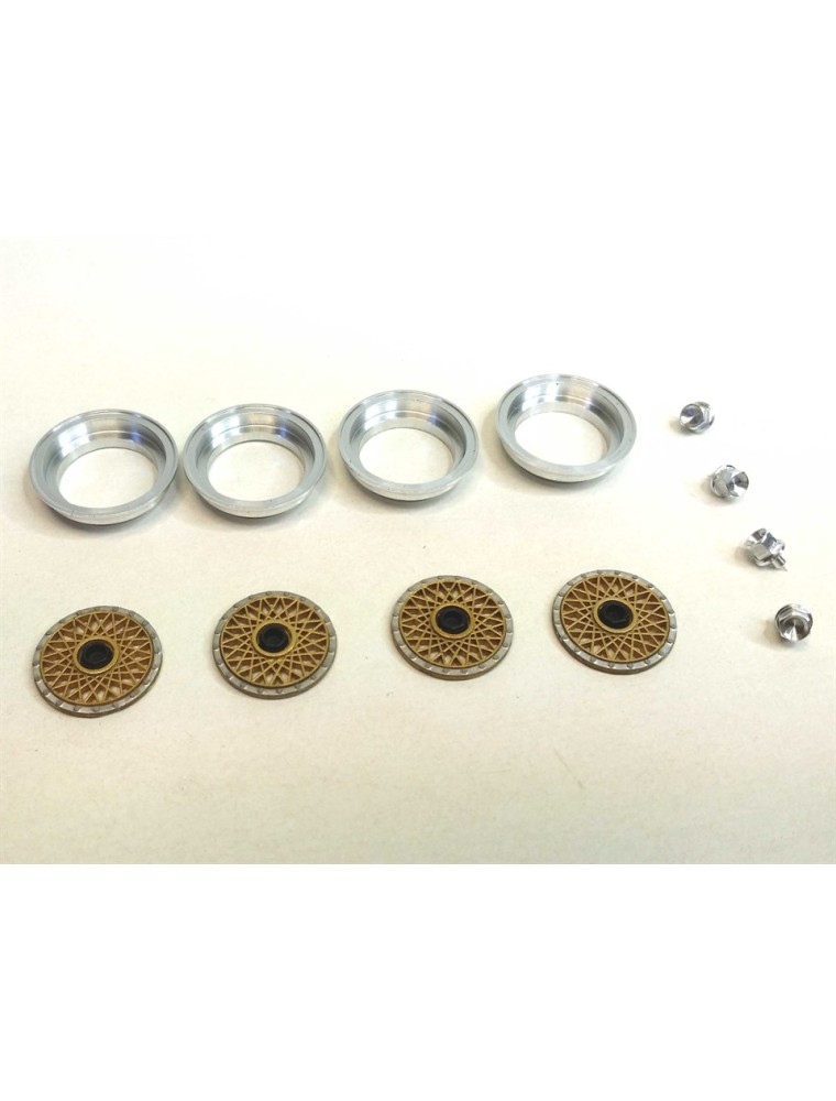 BRM MODEL CARS - 512 BBS inserts with aluminum ring and nut