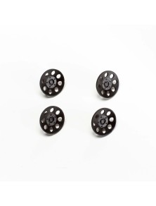 BRM MODEL CARS - NSU TT wheel painted inserts - BLACK (x4)