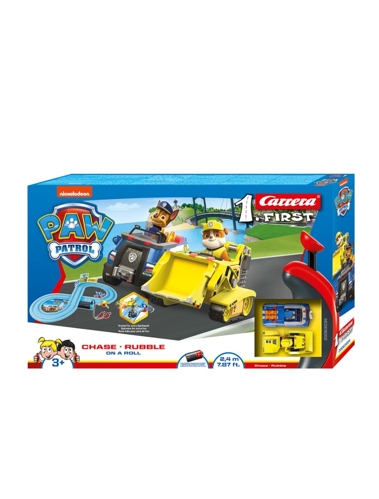 CARRERA - Carrera First Set - Paw Patrol: On a Roll - Chase vs Rubble - mt. 2,4