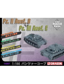 DRAGON - MILITARE 1/144 PZ.III AUSF.E + PZ.II AUSF.B