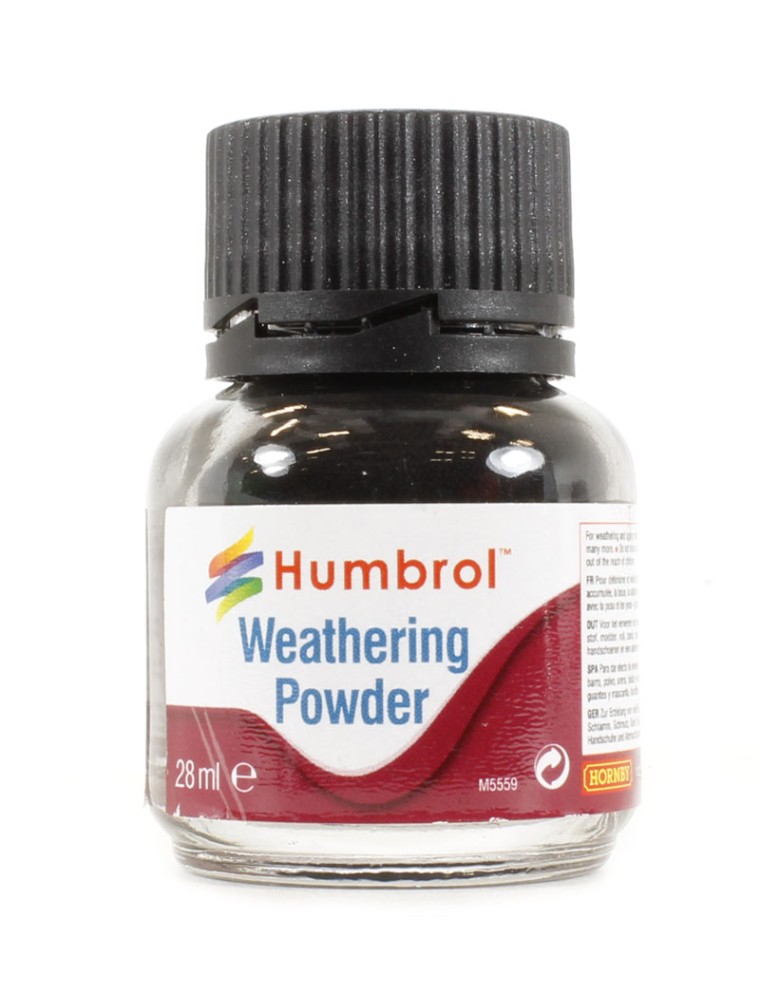 HUMBROL - Weathering Powder 28ml - Black