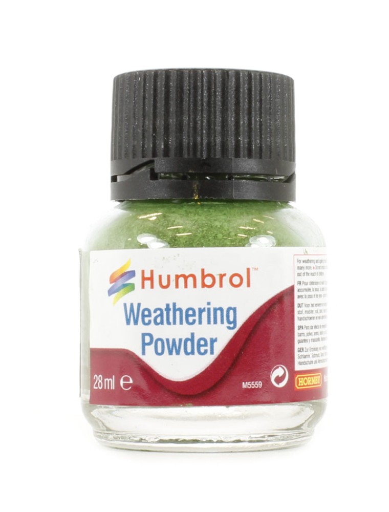 HUMBROL - Weathering Powder 28ml- Chrome Oxide Green