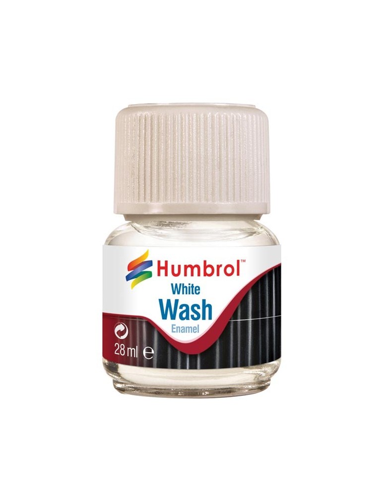 HUMBROL - 28ml Enamel Wash - White