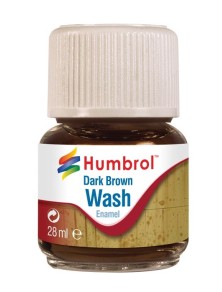 HUMBROL - 28ml Enamel Wash - Dark Brown