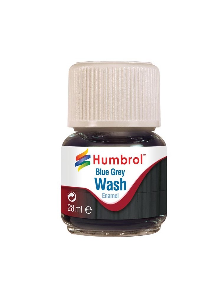 HUMBROL - 28ml Enamel Wash - Blue Grey