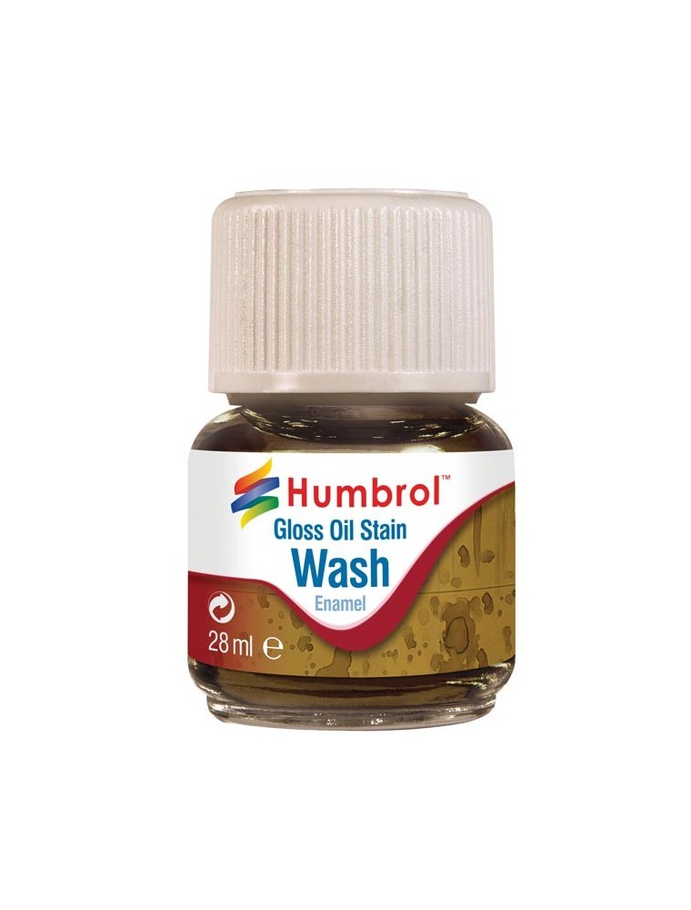 HUMBROL - 28ml Enamel Wash - Oil Stain