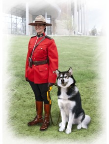 ICM - 1/16 RCMP Female Officer with dog (100% new molds)