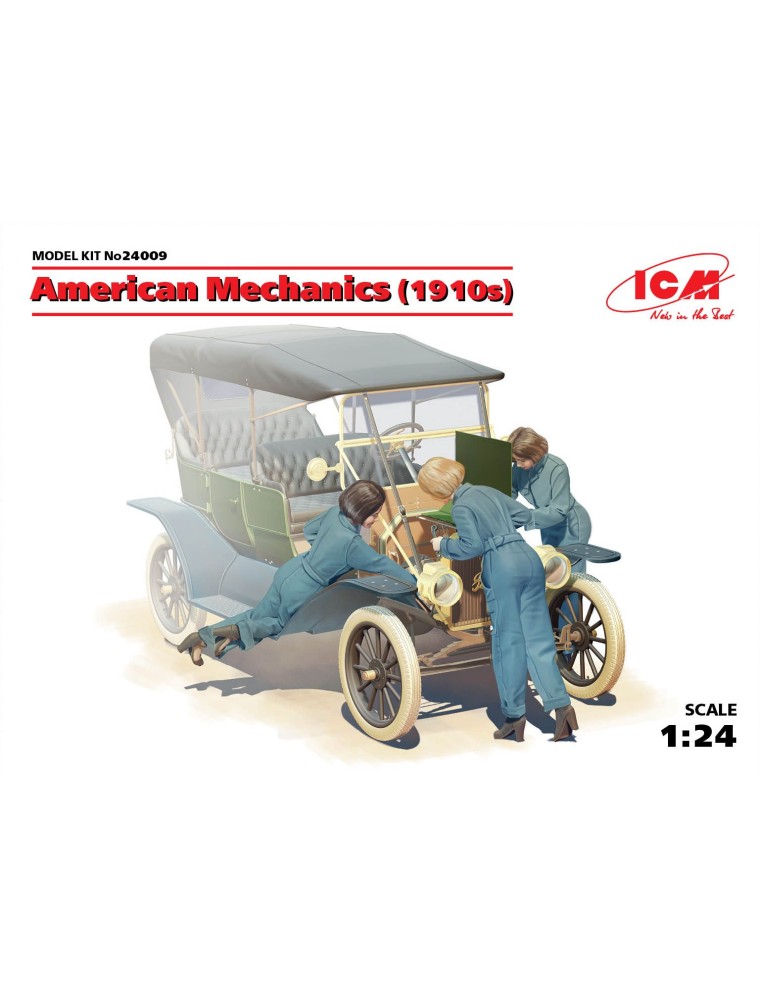 ICM - 1/24 American mechanics (1910s) (3 figures) (100% new molds)