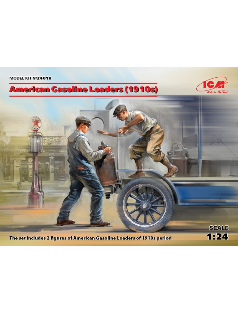 ICM - 1/24 American Gasoline Loaders (1910s) (2 figures) (100% new molds)