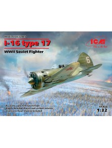 ICM - 1/32 I-16 type 17, WWII Soviet Fighter