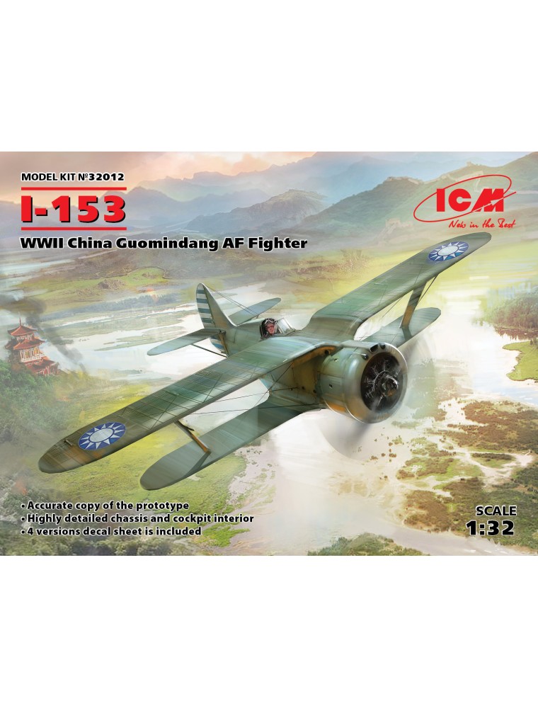 ICM - 1/32 I-153, WWII China Guomindang AF Fighter