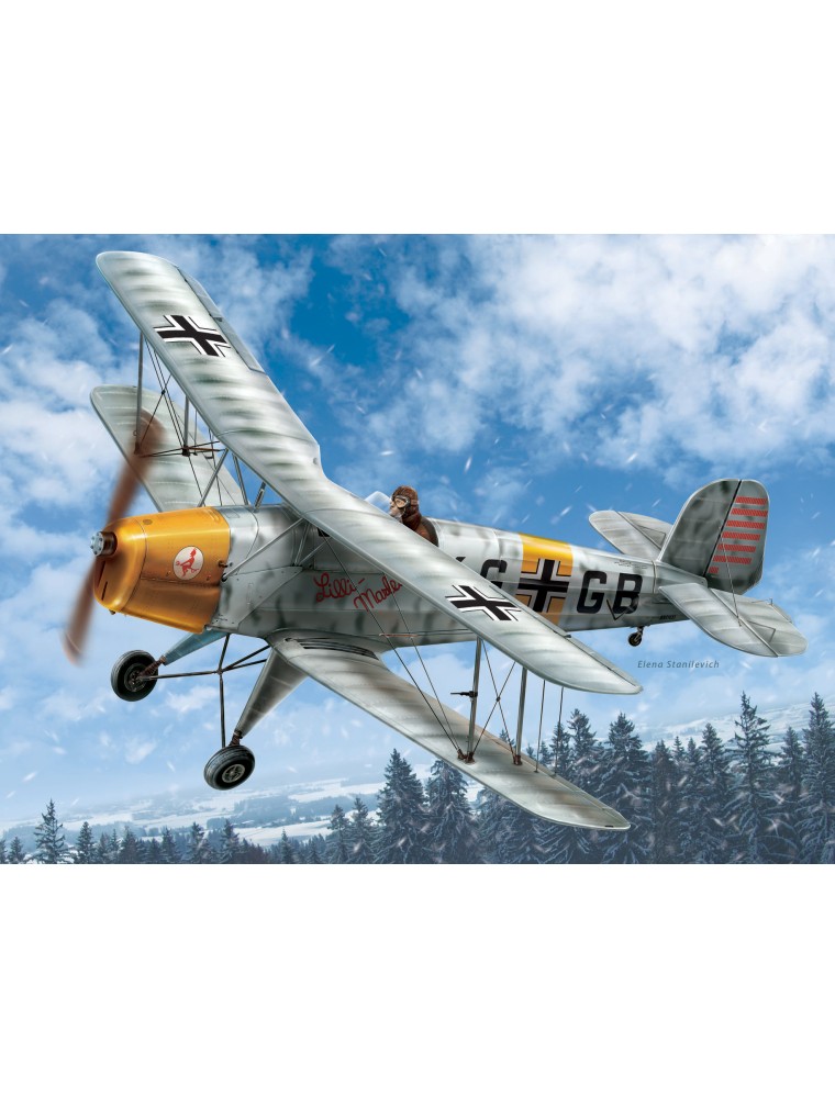 ICM - 1/32 Bucker Bu 131D, WWII German Training Aircraft (100% new molds)