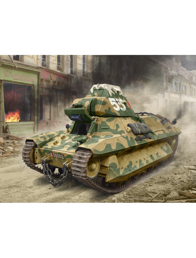 ICM - 1/35 FCM 36, WWII French Light Tank (100% new molds)