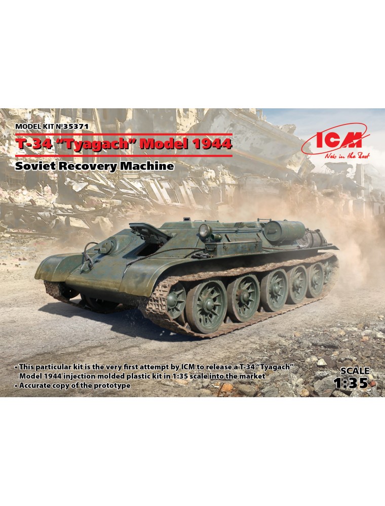 ICM - 1/35 T-34 "Tyagach" Model 1944, Soviet Recovery Machine