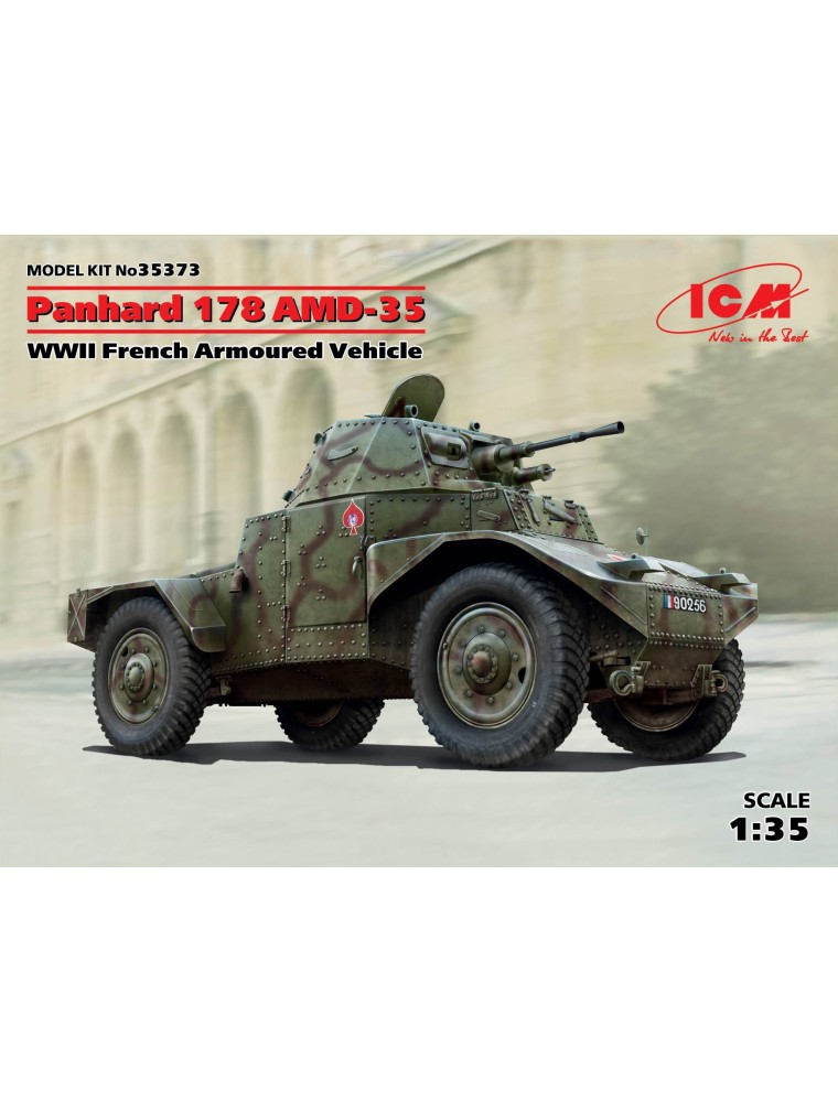 ICM - 1/35 Panhard 178 AMD-35, WWII French Armoured Vehicle (100% new molds)