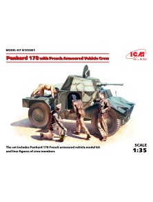 ICM - 1/35 Panhard 178 with French Armoured Vehicle Crew