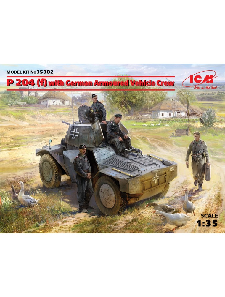 ICM - 1/35 P 204 (f) with German Armoured Vehicle Crew