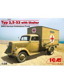 ICM - 1/35 Typ 2,5-32 with Shelter, WWII German Ambulance Truck