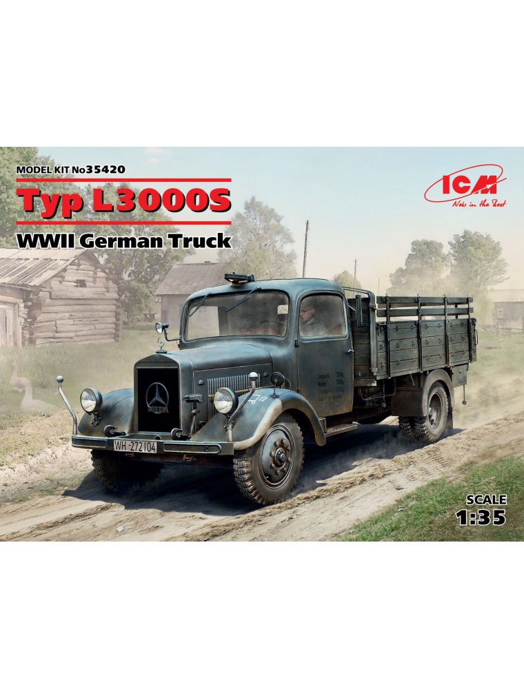 ICM - 1/35 Typ L3000S, WWII German Truck (100% new molds)