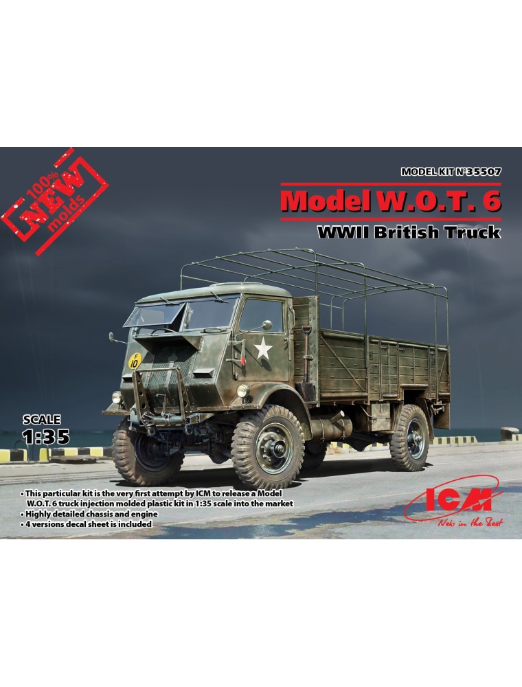 ICM - 1/35 Model W.O.T. 6, WWII British Truck (100% new molds)