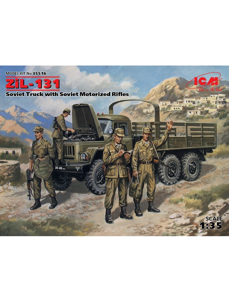 ICM - 1/35 ZiL-131, Soviet Truck with Soviet Motorized Rifles