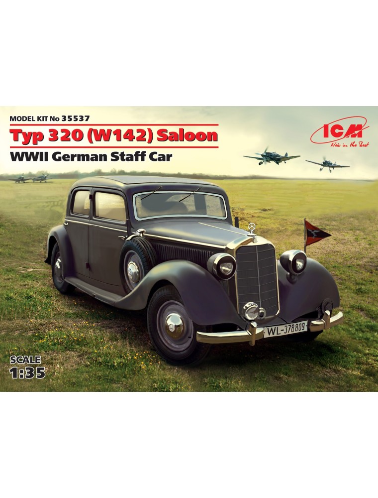 ICM - 1/35 Typ 320 (W142) Saloon, WWII German Staff Car