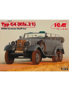 ICM - 1/35 Typ G4 (Kfz.21), WWII German Staff Car