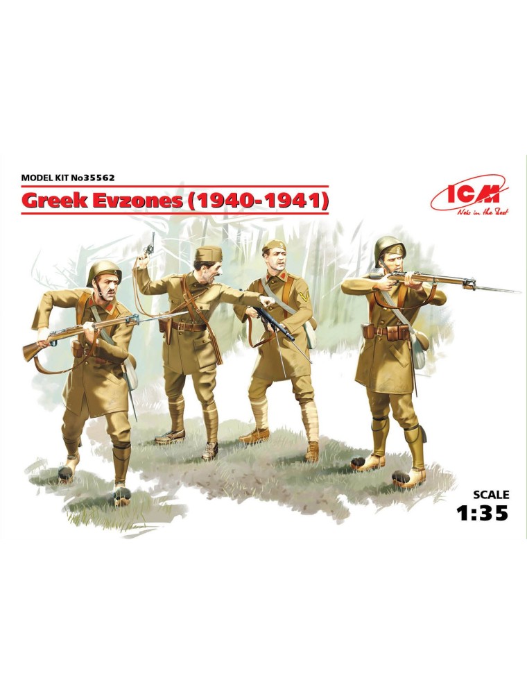 ICM - 1/35 Greek Evzones (1940-1941) (4 figures)