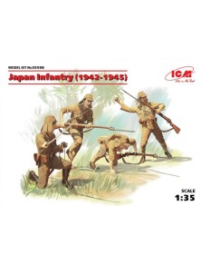 ICM - 1/35 Japan Infantry (1942-1945) (4 figures) (100% new molds)