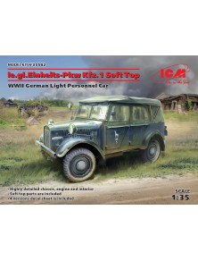 ICM - 1/35 le.gl.Einheitz-Pkw Kfz.1 Soft Top, WWII German Light Personnel Car