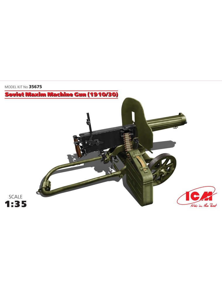 ICM - 1/35 Soviet Maxim Machine Gun (1910/30)