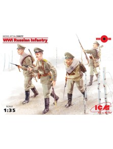 ICM - 1/35 WWI Russian Infantry, (4 figures)