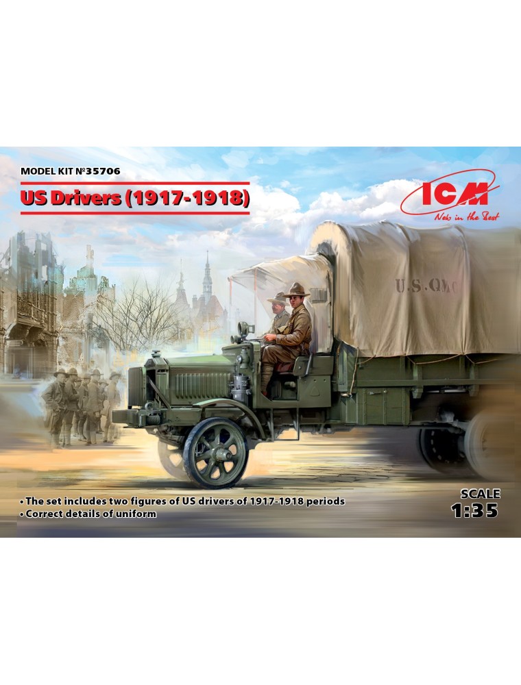 ICM - 1/35 US Drivers (1917-1918) (100% new molds)