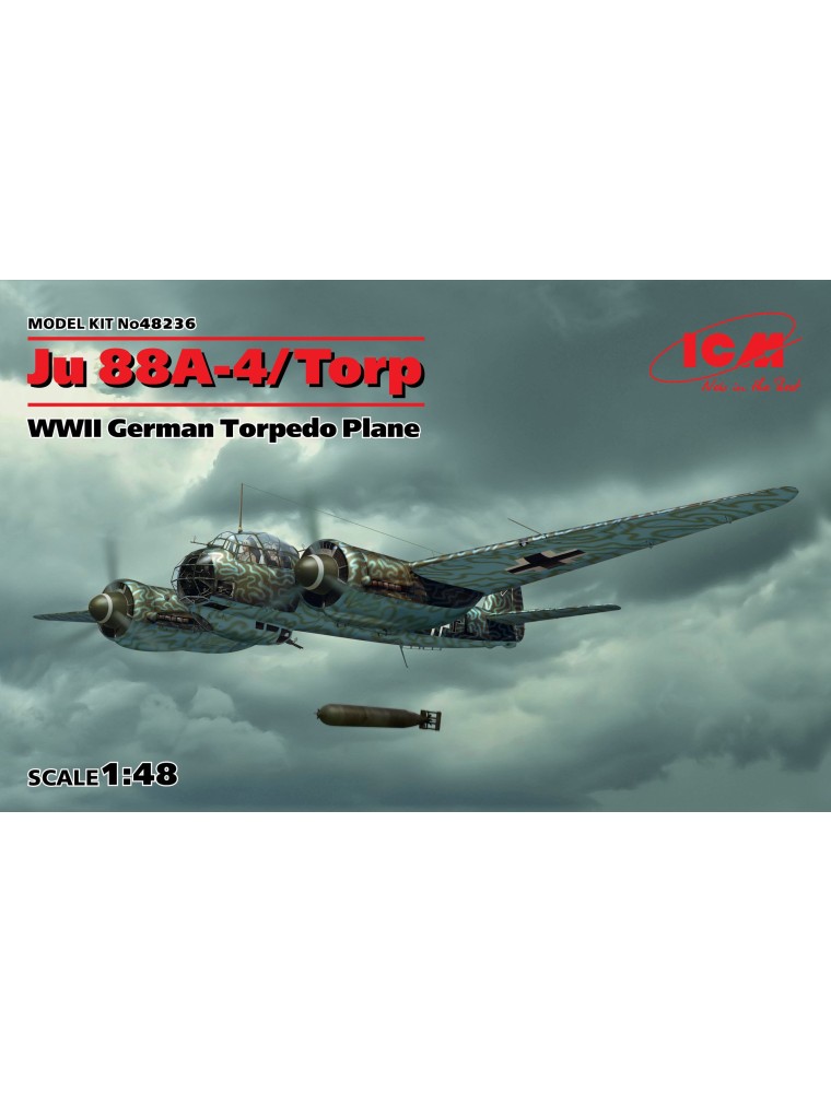 ICM - 1/48 Ju 88A-4 Torp/A-17, WWII German Torpedo Plane