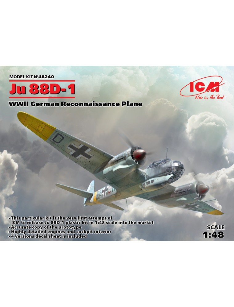 ICM - 1/48 Ju 88D-1, WWII German Reconnaissance Plane