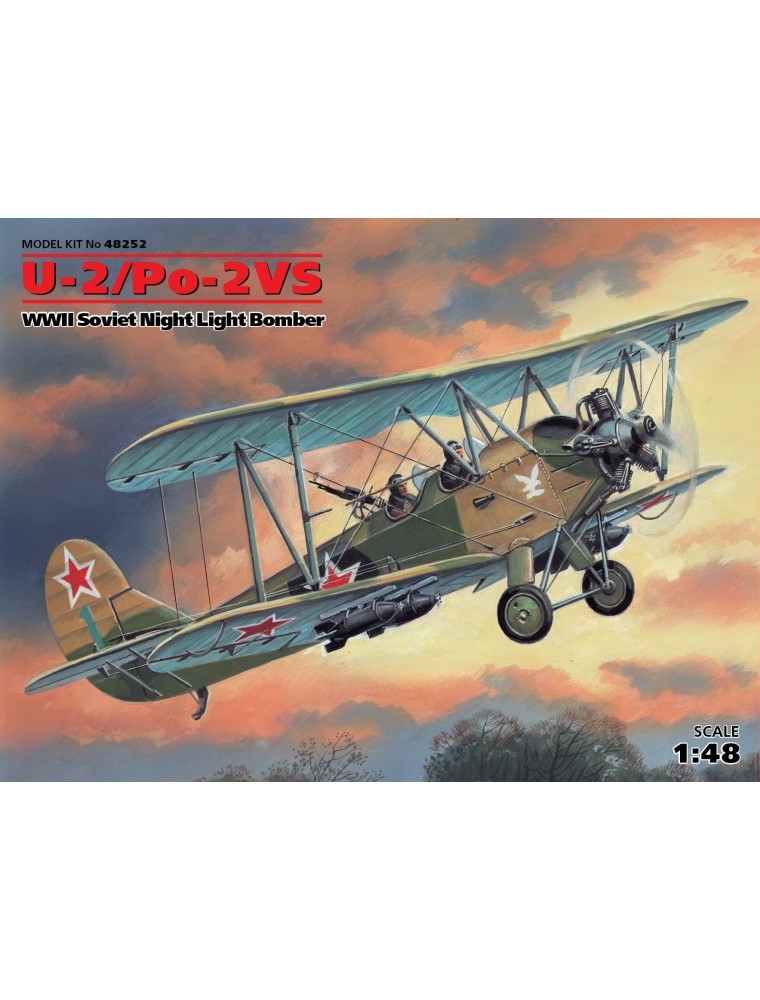 ICM - 1/48 U-2/Po-2VS, WWII Soviet Night Light Bomber