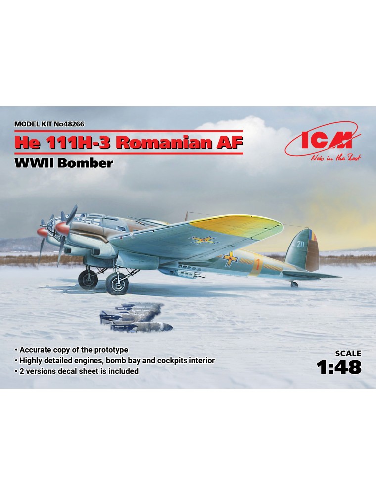 ICM - 1/48 He 111H-3 Romanian AF, WWII Bomber