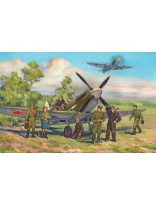 ICM - 1/48 Spitfire LF.IXE with Soviet Pilots and Ground Personnel